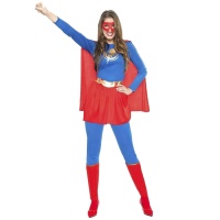 Roupa de super-herói com pára-raios para mulheres