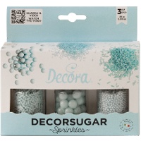 Kit de sprinkles sortidos azul-pérola - 85 g