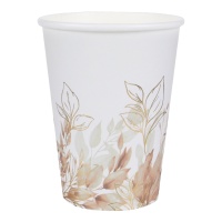 Copos de folhagem natural 270 ml - 11 unidades