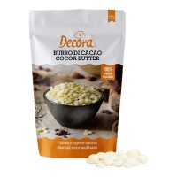 Manteiga de cacau em pepitas 160 gr - Decora