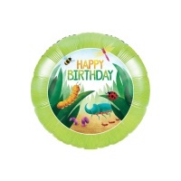 Happy Birthday Round Insect Balloon 45 cm - Creative Converting