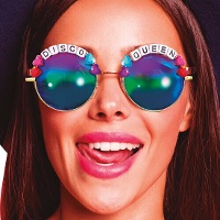 Óculos de disco queen