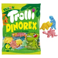 Dinossauros de goma - Trolli Dinorex - 100 gramas