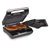 Grelhador elétricp, sanduicheira e máquina de waffles 800 W - Princess 117002