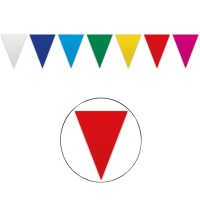 Banner triangular de papel multicolor 20 x 30 cm - 25 m