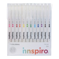 Marcadores para colorir - Innspiro - 12 unid.