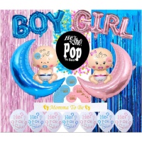 Kit Balões de Boy or Girl - Monkey Business - 68 unidades