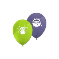 Balões de látex Baby Yoda - Procos - 8 unid.