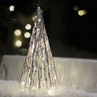 Enfeite de árvore com luz 45 cm