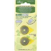 Recargas de lâmina para cortadores rotativos de 2,8 cm - Clover - 2 unid.