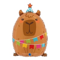 Balão de capivara para festa de 36 x 56 cm - Grabo