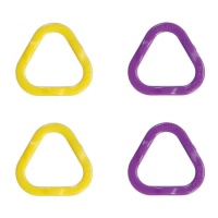 Marcadores de malha triangulares médios - Trevo - 16 pcs.