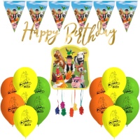 Zeno's Farm Party Decoration Pack - 19 peças