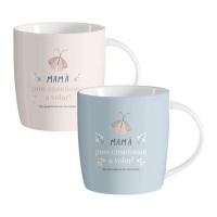 Caneca de 350 ml Mamã ensinou-nos a voar sortido - DCasa