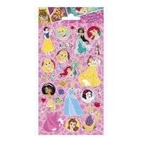 Autocolantes Disney Princess Glitter - 1 folha