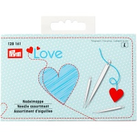 Agulhas sortidas Love com enfiador - Prym - 29 pcs.