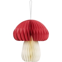 Pendente ninho em forma de cogumelo de 12,5 cm