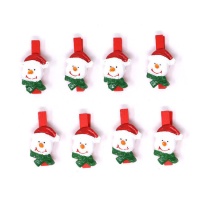 Molas de bonecos de neve - 8 unidades