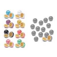 Mini-bolinhas de chococranch coloridas - 450 gr