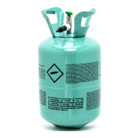 Cilindro de hélio verde menta - 0,20 m - 24 para balões