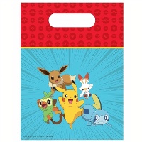 Sacolas de Pokémon - 6 unidades