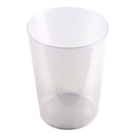 Copos de plástico transparentes largos de 500 ml - 25 unid.