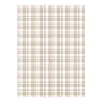 Papel cartão com quadrados bege 32 x 43,5 cm - Artis decor - 5 unidades