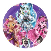 Pratos Monster High 18 cm - 8 unid.