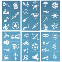 Molde para maquilhagem com formas divertidas - 6 unidades