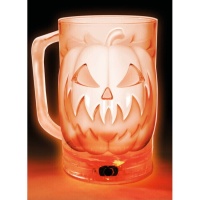 Jarro luminoso de abóbora de 700 ml