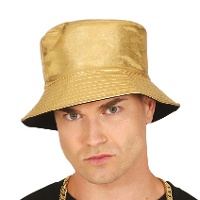 Chapéu dourado para adulto