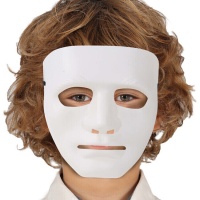 Máscara branca para crianças