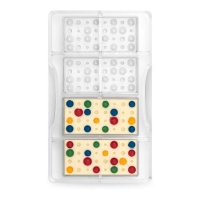 Molde para tabletes de chocolate com bolhas 20 x 12 cm - Decora - 4 cavidades