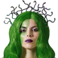 Fita multicolorida para a cabeça em forma de medusa