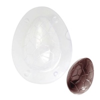 Molde para ovo de chocolate 3D 16 x 12 x 8 cm - Pastkolor