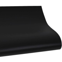 Folha de couro ecológico preto 30 x 50 cm - 1 unid.