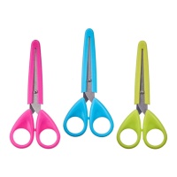 Tesoura 13 cm com bainha para criança cores sortidas - 1 unid.