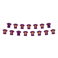 Bandeirola de camisolas do FC Barcelona