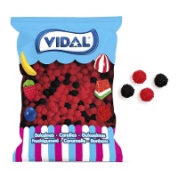Mini amoras vermelhas e pretas - Vidal - 1 kg