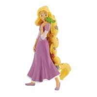 Rapunzel figura de bolo com flores 10,5 cm - 1 unid.