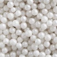 Pérolas Sprinkles de 4 mm brancas - Azucren - 900 gr