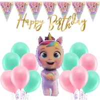Pack Decoração Festa Bebés Chorões - 23 peças