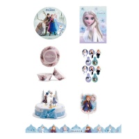 Pack festa de aniversário Frozen - Dekora - 7 produtos