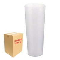Copos de plástico transparentes para tubos de 300 ml - 500 pcs.