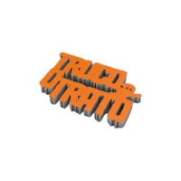 Figura de cortiça laranja Trick or Treat 38 x 25 x 4 cm