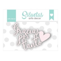 Muito obrigado Cartão - Artis decor - 2 unidades