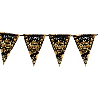 Bandeirola de Happy New Year de 3 m