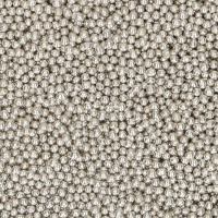 Pérolas prateadas mini de 2 mm - FunCakes - 80 gr
