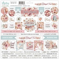 Autocolantes com mensagens Blissful time - Mintay Papers - 1 folha