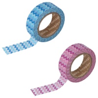 10 m de fita washi zig zag - 1 pc.